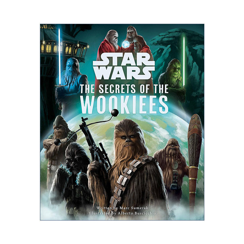 英文原版 Star Wars The Secrets of the Wookiees 星球大战 伍基人的秘密 星战衍生周边书 精装立体互动书 进口英语原版书籍