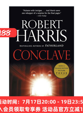英文原版 Conclave 秘密会议 英国国家图书奖短名单 惊悚悬疑小说 罗伯特·哈里斯 英文版 进口英语原版书籍
