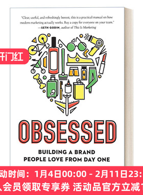 痴迷 英文原版 Obsessed 打造一个人们从一开始就喜欢的品牌 Emily Heyward 精装 英文版 进口英语原版书籍