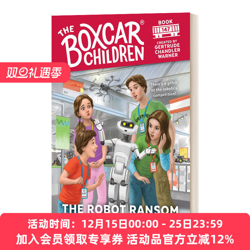 英文原版 The Robot Ransom 机器人赎金 棚车少年系列147 The Boxcar Children Mysteries 英文版 进口英语原版书籍