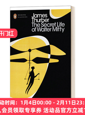 英文原版 The Secret Life of Walter Mitty 白日梦想家 詹姆斯·瑟伯 企鹅现代经典 进口英语书籍