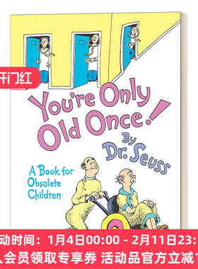 你只会老一次 英文原版 You're Only Old Once A Book for Obsolete Children 苏斯博士 礼品书 精装 英文版 进口英语原版书籍