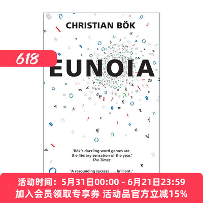 英文原版 Eunoia 美好思想 创新诗人Christian Bok 英文版 进口英语原版书籍