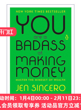 英文原版 You Are a Badass at Making Money 赚钱好手 助你掌握理财术 积累财富的思维模式 Jen Sincero 英文版 进口英语书籍