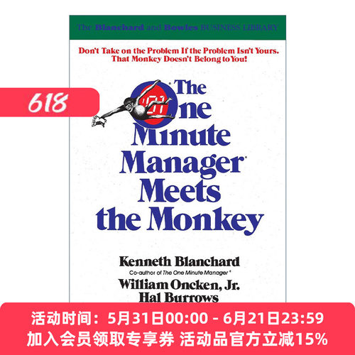 一分钟经理人 英文原版 The One Minute Manager Meets Monkey 遇见猴子 为管理者释放时间的优先管理法 Ken Blanchard 英文版