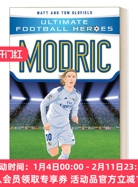 英文原版 Modric 超级足球明星人物传记 莫德里奇 Ultimate Football Heroes 英文版 进口英语原版书籍