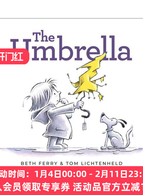 雨伞 英文原版绘本 The Umbrella 精装绘本 幽默故事 友谊 Beth Ferry 英文版 进口英语原版书籍