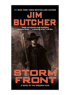 英文原版 The Dresden Files 01 Storm Front 巫师神探系列01 血魔法之罪 灵异档案 奇幻推理小说 Jim Butcher 英文版 进口英语书
