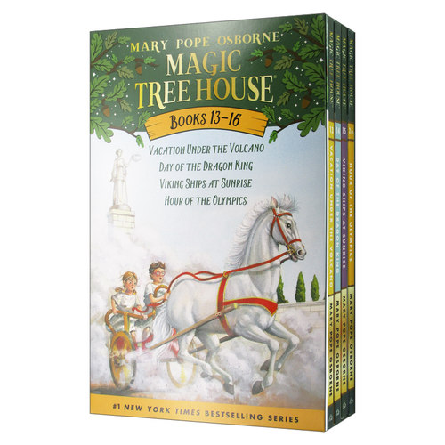 华研原版 神奇树屋套装13-16册盒装 英文原版 Magic Tree House Books 13-16 Boxed Set  儿童探险小说 英文版  进口英语书籍