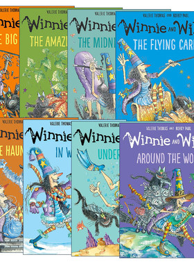 英文原版 Winnie and Wilbur 女巫温妮绘本8册 吴敏兰书单 儿童图画故事书 英文版 进口英语原版书籍