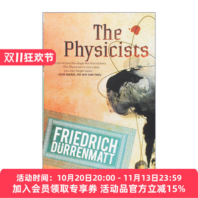 英文原版 The Physicists 物理学家 戏剧 Friedrich Durrenmatt迪伦马特 英文版 进口英语原版书籍