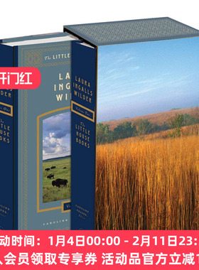 英文原版 Laura Ingalls Wilder The Little House Books The LOA Collection小木屋 两本盒装套装 精装美国文库 英文版进口英语书