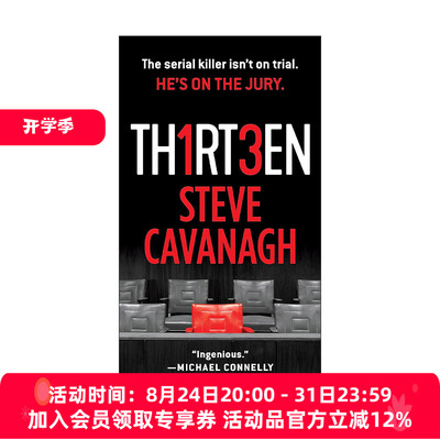 英文原版 Thirteen 第13位陪审员 艾迪弗林系列 英文版 进口英语原版书籍