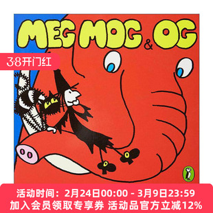 英文原版 Meg Mog and Og 女巫麦格 小猫莫格和猛犸象奥格 英文版 进口英语原版书籍