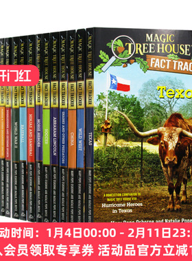 华研原版 神奇树屋小百科系列17册 英文原版 Magic Tree House Fact Tracker儿童英语章节小说故事书美国小学生课外阅读桥梁书籍