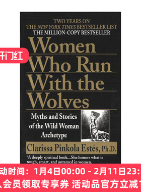 与狼共奔的女人 英文原版 Women Who Run with the Wolves Clarissa Pinkola Estés 英文版 进口英语原版书籍
