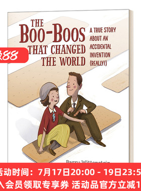 创口贴 英文原版 The Boo-Boos That Changed the World 关于发明的小故事 急救知识绘本 精装 英文版 进口英语原版书籍