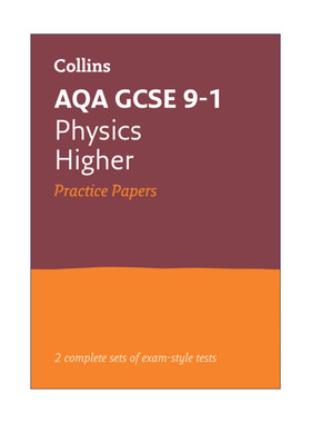 英文原版 Collins AQA GCSE 9-1 Physics Higher Practice Test Papers 柯林斯英国初中GCSE考试进阶物理练习卷 进口英语原版书籍