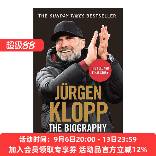 英文原版 Jürgen Klopp 尤尔根·克洛普传记 利物浦主教练 英文版 进口英语原版书籍