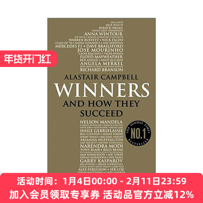 英文原版 Winners And How They Succeed 成功人士的制胜秘诀 英国前首相首席发言人及战略官 Alastair Campbell 进口英语原版书籍