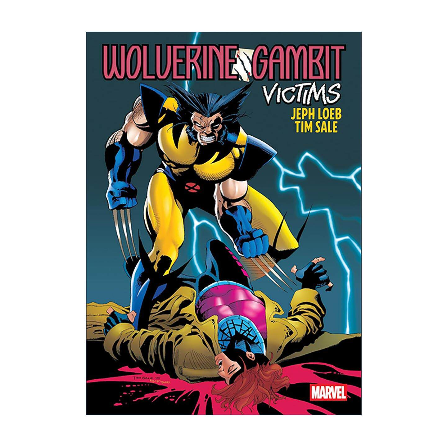 英文原版 Wolverine Gambit 金刚狼 牌皇 受害者 画廊版 漫威漫画 精装收藏版 杰夫·洛布 英文版 进口英语原版书籍