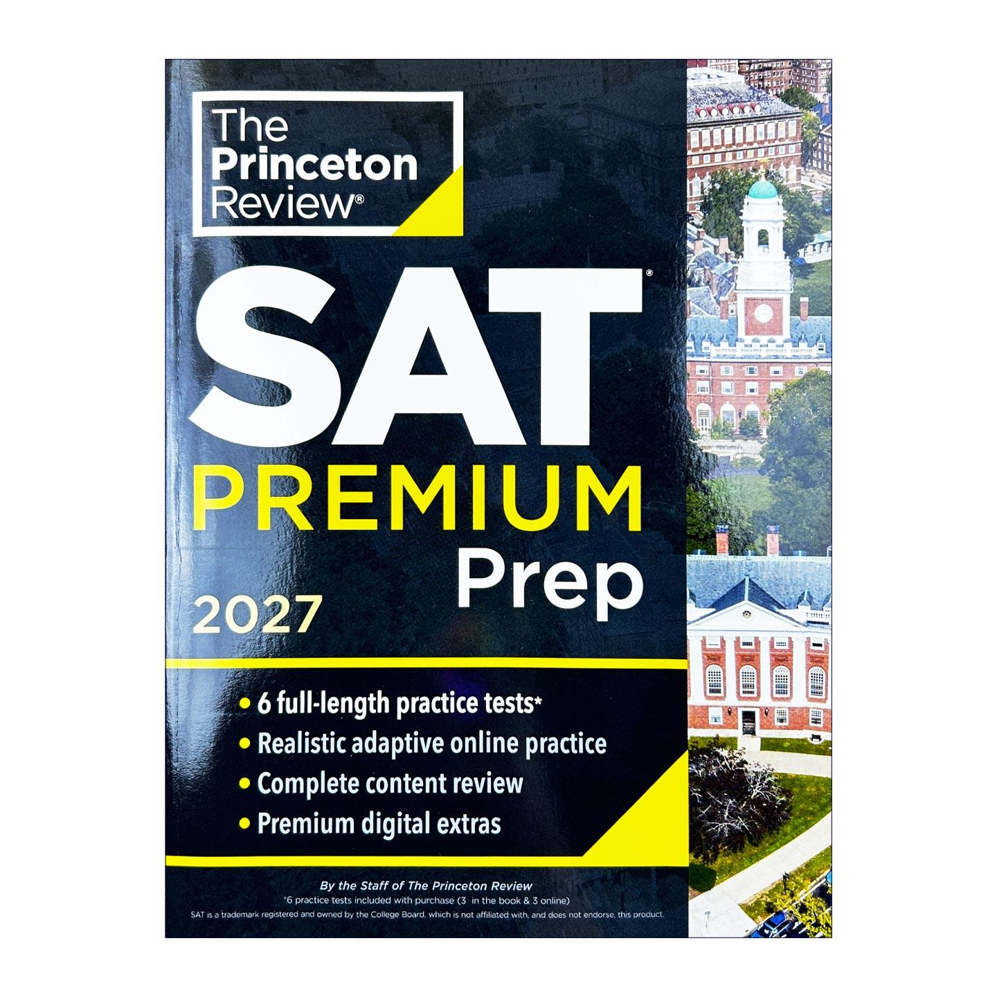 英文原版 Princeton Review SAT Premium Prep 2027 普林斯顿SAT考试备考指南2027 优质增值版 英文版 进口英语原版书籍