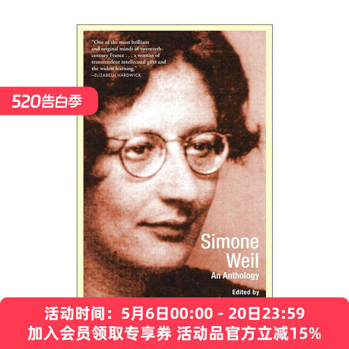英文原版 Simone Weil 西蒙娜·薇依自传 哲学 英文版 进口英语原版书籍
