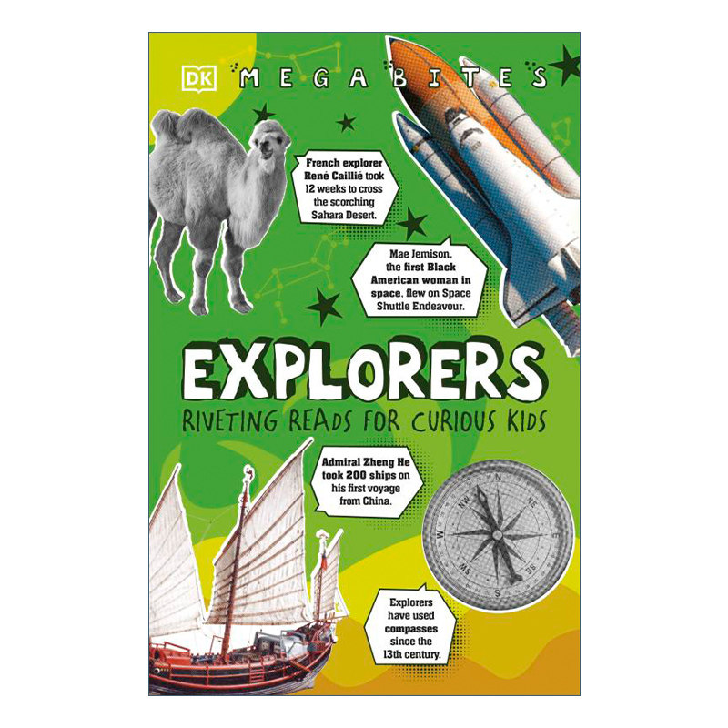 英文原版 Mega Bites Explorers DK大探险 探路者 英文版 进口英语原版书籍