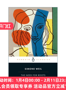 英文原版 The Need for Roots 扎根 人类责任宣言序论 西蒙娜·薇依 企鹅黑经典 英文版 进口英语原版书籍