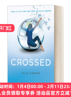 英文原版 Crossed Matched trilogy 02 完美三部曲2 命运游戏 纽约时报畅销青少年科幻小说 Ally Condie 英文版 进口英语原版书籍