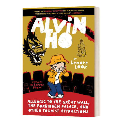 英文原版 Alvin Ho Allergic to the Great Wall 胆小鬼阿文6 英文版 进口英语原版书籍