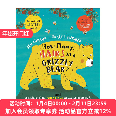 英文原版 How Many Hairs on a Grizzly Bear? 灰熊有多少根毛？趣味数学 英文版 进口英语原版书籍