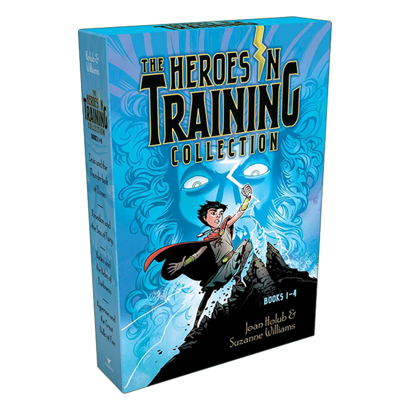英雄在磨练 英文原版 The Heroes in Training Collection Books 1-4 1-4盒装 希腊神话与英雄的故事 英文版 进口英语原版书籍