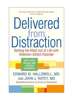 英文原版 Delivered from Distraction 分心不是我的错 注意力缺失症状及疗效 爱德华·哈洛韦尔 英文版 进口英语原版书籍