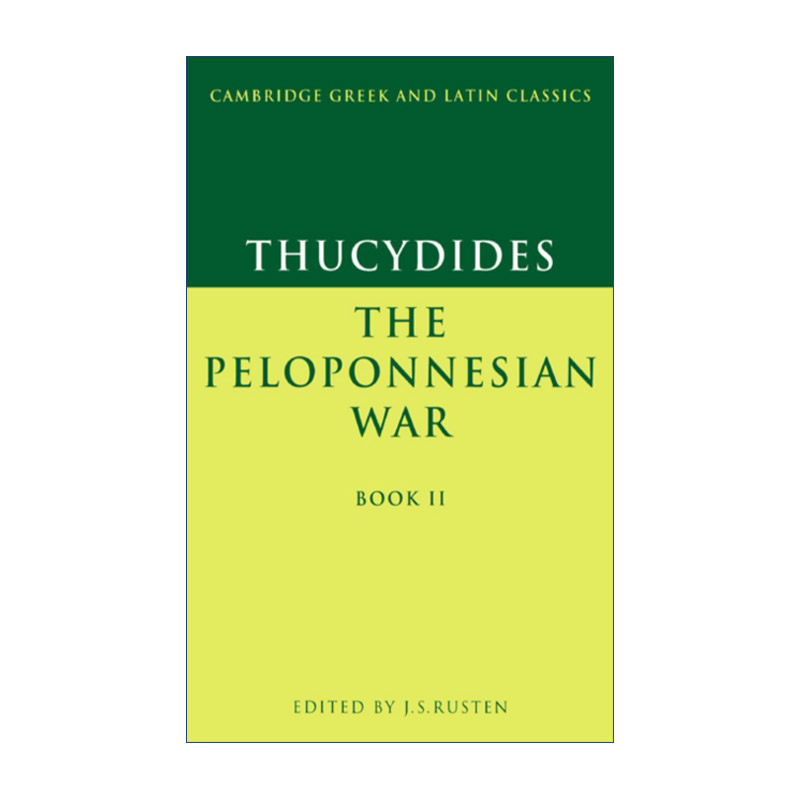 修昔底德 英文原版 Thucydides: The Peloponnesian War Book II 伯罗奔尼撒战争史 卷二 剑桥希腊拉丁语经典系列 原文加学者注释