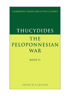 修昔底德  英文原版 Thucydides: The Peloponnesian War Book II 伯罗奔尼撒战争史 卷二 剑桥希腊拉丁语经典系列 原文加学者注释