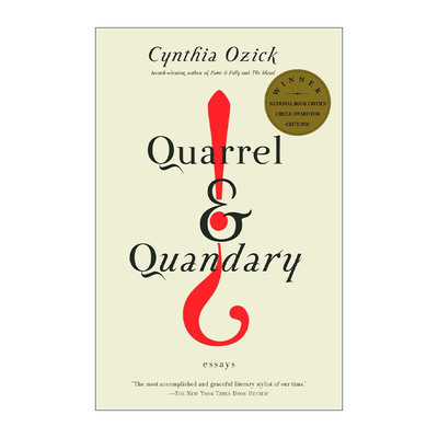英文原版 Quarrel and Quandary Vintage International 争论与困惑 笔会 纳博科夫文学奖得主Cynthia Ozick 进口英语原版书籍
