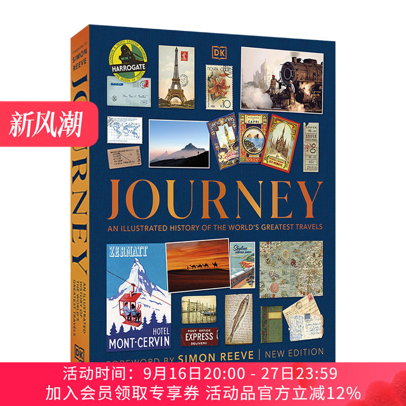 英文原版 Journey DK百科 旅程 世界上伟大旅行的图解历史 精装 英文版 进口英语原版书籍