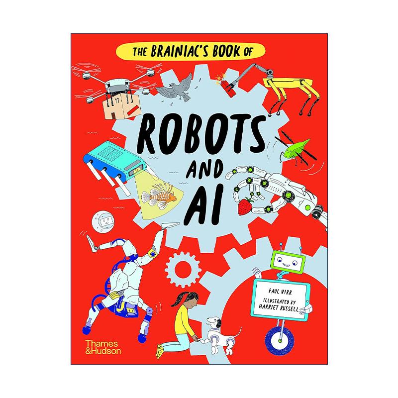 英文原版 The Brainiac's Book of Robots And AI 超天才之书 机器人与人工智能 儿童幽默搞笑科普百科精装 进口英语原版书籍