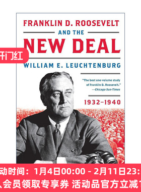 英文原版 Franklin D. Roosevelt and the New Deal 罗斯福与新政 1964班克罗夫特奖 帕克曼奖 英文版 进口英语原版书籍