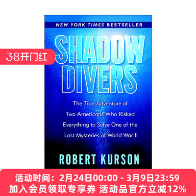 深海探秘 英文原版 Shadow Divers 潜水探险 历史 Robert Kurson 英文版 进口英语原版书籍