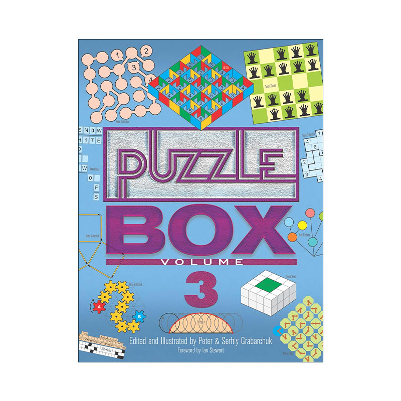 英文原版 Puzzle Box Volume 3 数学谜题集 卷三 益智游戏 Peter Grabarchuk 英文版 进口英语原版书籍