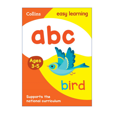英文原版 Collins Easy Learning Activity Books Ages 3-5 ABC 柯林斯易学儿童字母启蒙3-5岁 英文版 进口英语原版书籍