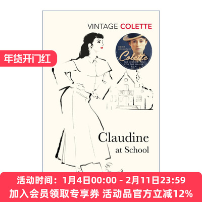 克劳丁在学校  英文原版 Claudine At School 柯莱特 Vintage经典系列 英文版 进口英语原版书籍