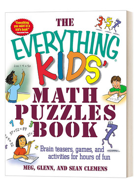 英文原版 The Everything Kids' Math Puzzles Book  孩子的百宝箱 数学谜题益智书 英文版 进口英语原版书籍