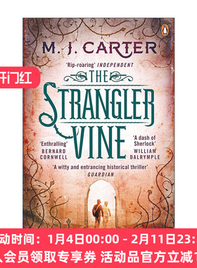 英文原版 The Strangler Vine 绞杀藤 M. J. Carter畅销历史悬疑惊悚小说 英文版 进口英语原版书籍