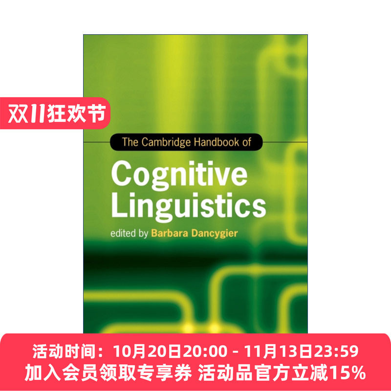 剑桥认知语言学手册 英文原版 The Cambridge Handbook of Cognitive Linguistics 剑桥语言与语言学手册系列 英文版 进口英语原版
