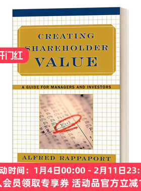 华研原版 英文原版 Creating Shareholder Value 创造股东价值 精装 英文版 进口英语原版书籍