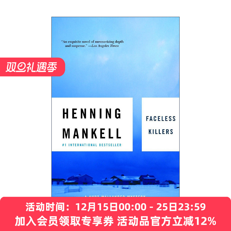 无面杀手  英文原版 Faceless Killers Kurt Wallander Mysteries 01 神探维兰德系列1 同名美剧原著 金匕首奖得主Henning Mankell