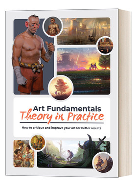 艺术基础 英文原版 Art Fundamentals 理论在实践中 3dtotal 英文版 进口英语原版书籍
